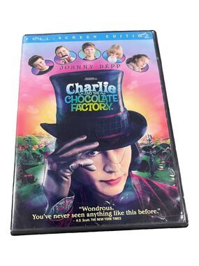 Charlie and the Chocolate Factory (DVD, 2005, Full Frame)